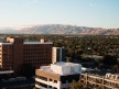 Photo of a view overlooking Downtown San Jose, facing north